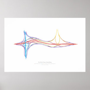 Interchange Choreography: Fort Worth, TX, US 2 Poster