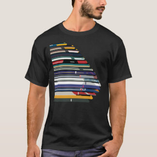 Intercity 125 Outline In Liveries    T-Shirt