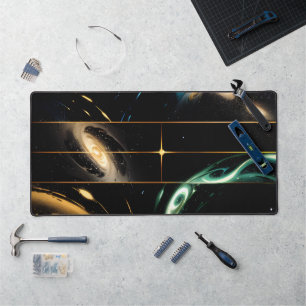 Interconnected Universes Desk Mat