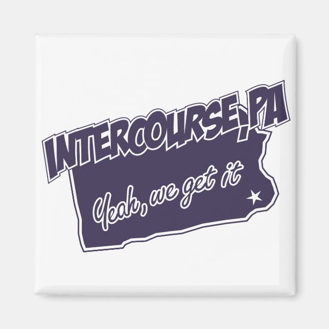 Intercourse Get It Magnet (Front)
