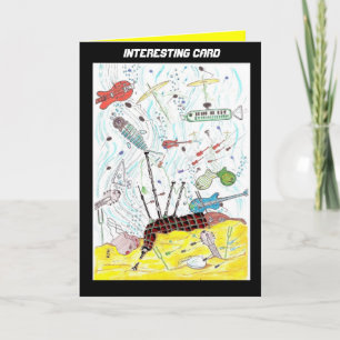 INTERESTING BIRTHDAY CARD