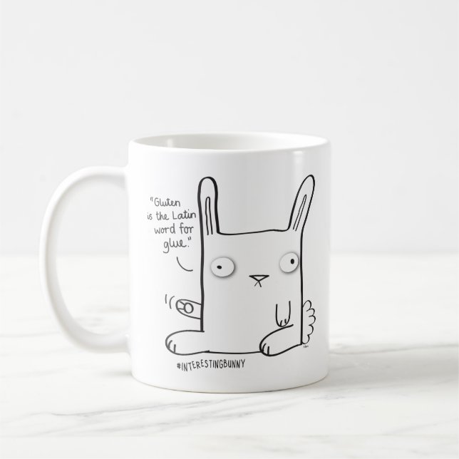 Interesting Bunny Mug (Left)