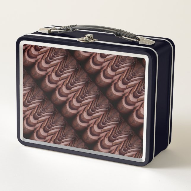 Interesting photo, roof tiles with perspective    metal lunch box (Front)