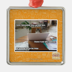 Interesting sites metal tree decoration