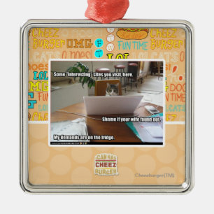 Interesting sites metal tree decoration