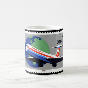 INTERFLUG - National Airline of DDR, East Germany Coffee Mug