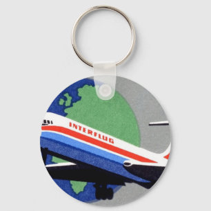 INTERFLUG - National Airline of DDR, East Germany Key Ring