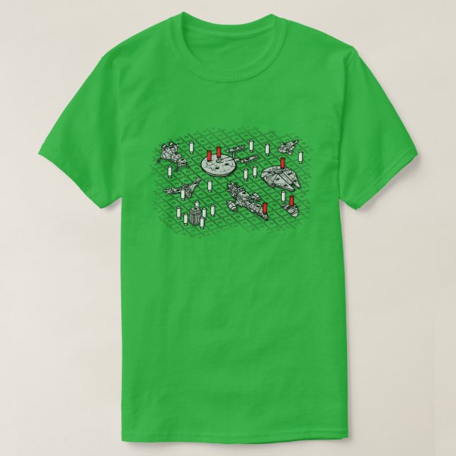 Intergalactic Battleship T-Shirt (Design Front)