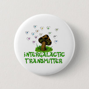 Intergalactic Transmitter 6 Cm Round Badge
