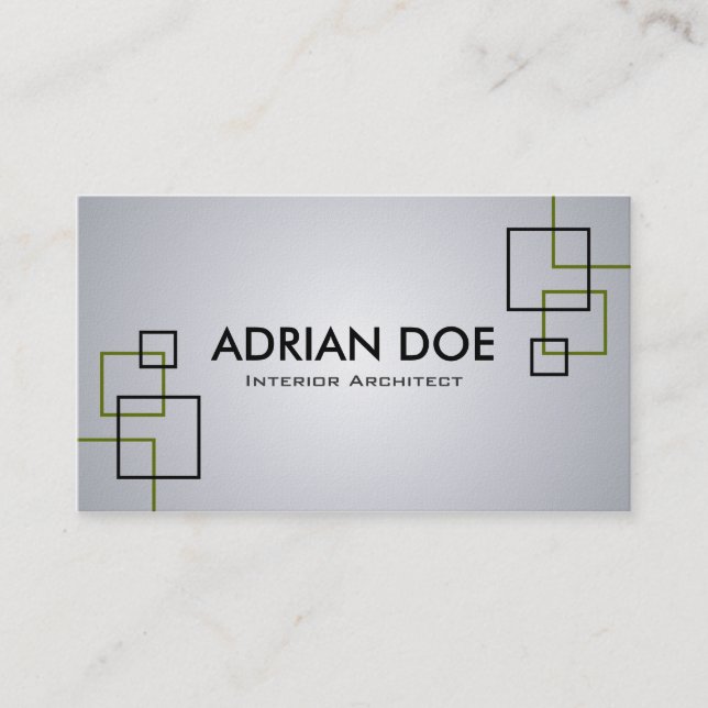 Interior Architect - Business Cards (Front)