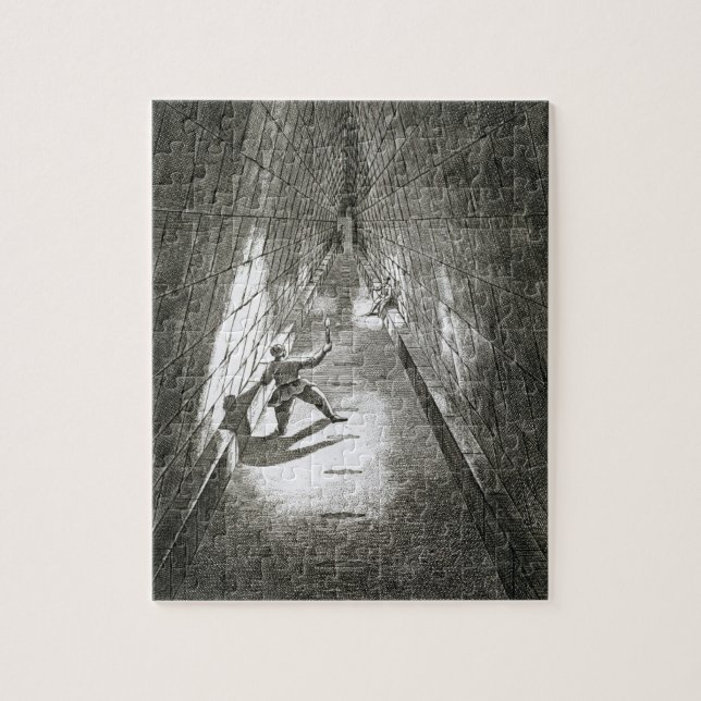 Interior Ascent of a Pyramid, c.1780 (engraving) Jigsaw Puzzle (Vertical)