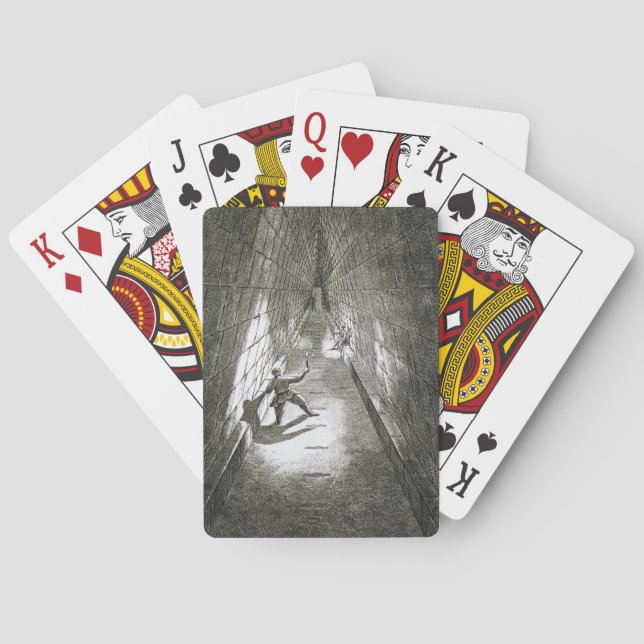 Interior Ascent of a Pyramid, c.1780 (engraving) Playing Cards (Back)