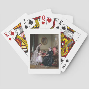 Interior at 'The Chestnuts' Wimbledon, Grandmother Playing Cards