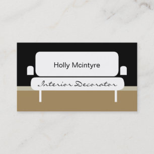 Interior Decorator Business Cards