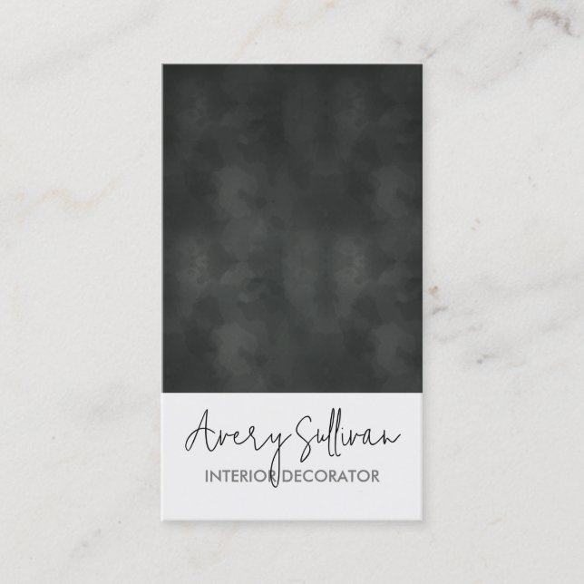 Interior Decorator Home Improvement Business Card (Front)