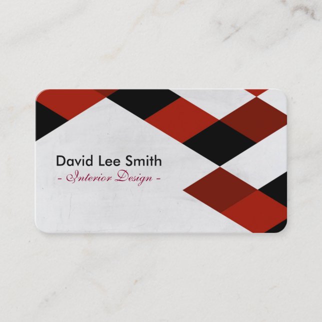 Interior Design - Architect Business Card (Front)