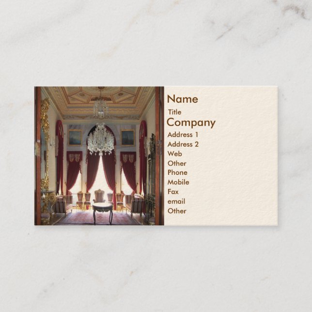 Interior Design Business Card (Front)