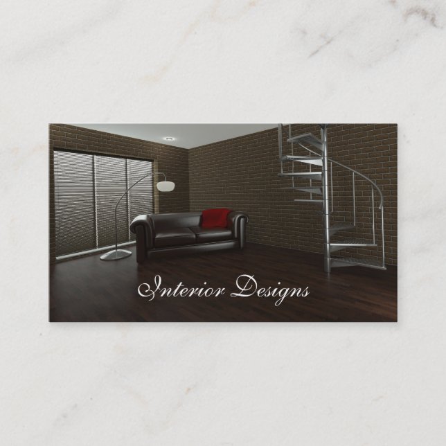 Interior Design Business Card (Front)
