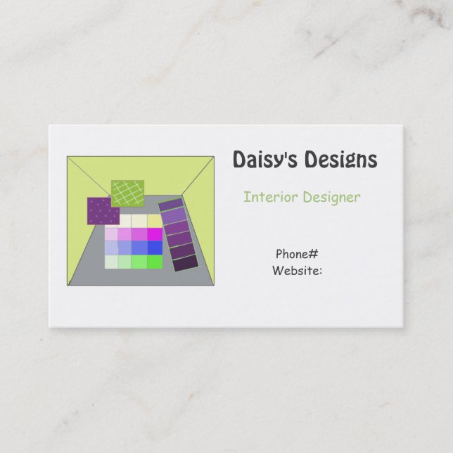 Interior Design Business Card (Front)