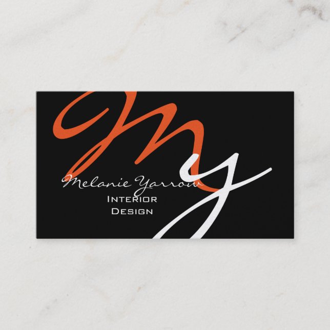 Interior Design Business Card (Front)