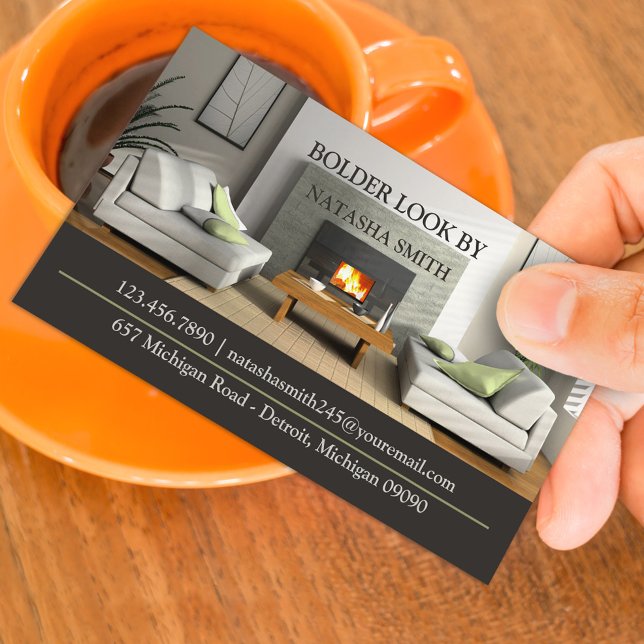 Interior Design Business Card (Creator Uploaded)