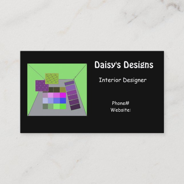 Interior Design Business Card (Front)