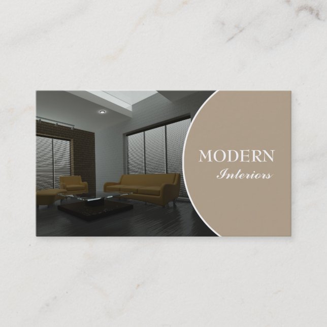 Interior Design Business Card (Front)
