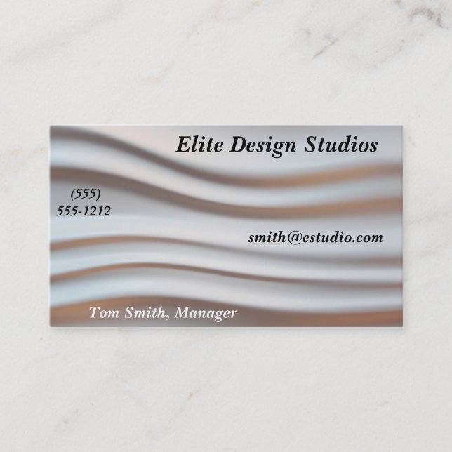 Interior Design Business Card (Front)