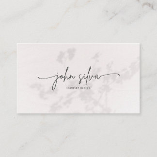 Interior Design Business Cards