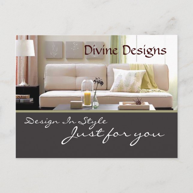 Interior Design - Customised Postcard (Front)