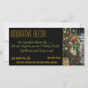 Interior Design holiday card