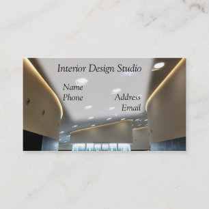 Interior Design Studio Business Card