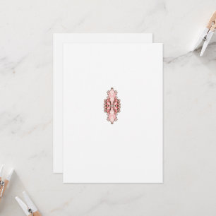 interior design wallpaper red flowers, white backg invitation