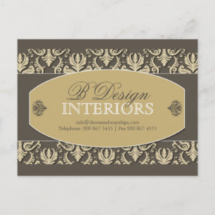 Interior Designer Advertising Postcard