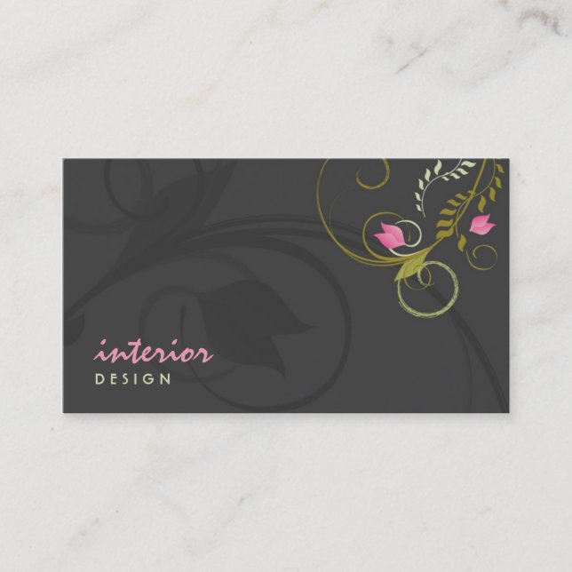 Interior Designer Business Card (Front)
