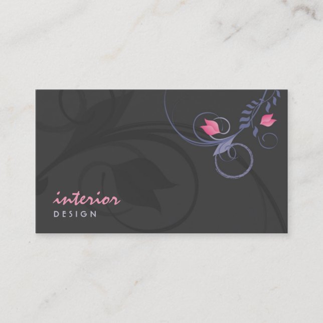 Interior Designer Business Card (Front)