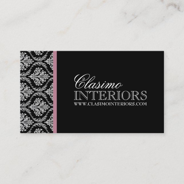 Interior Designer Business Card (Front)