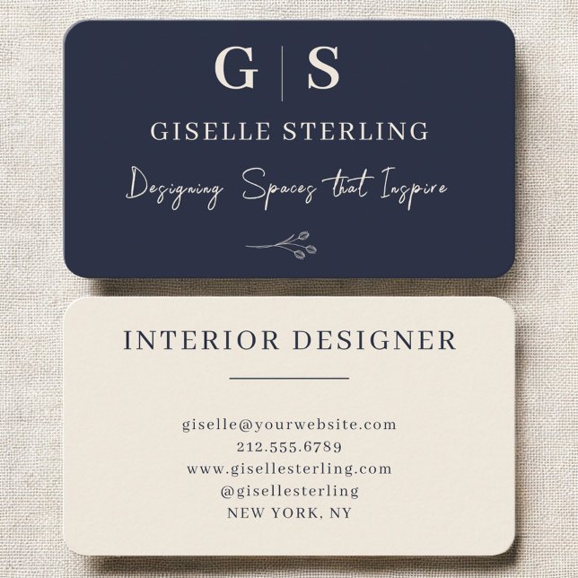 Interior Designer Business Card (Creator Uploaded)
