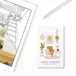 Interior Designer Business Card