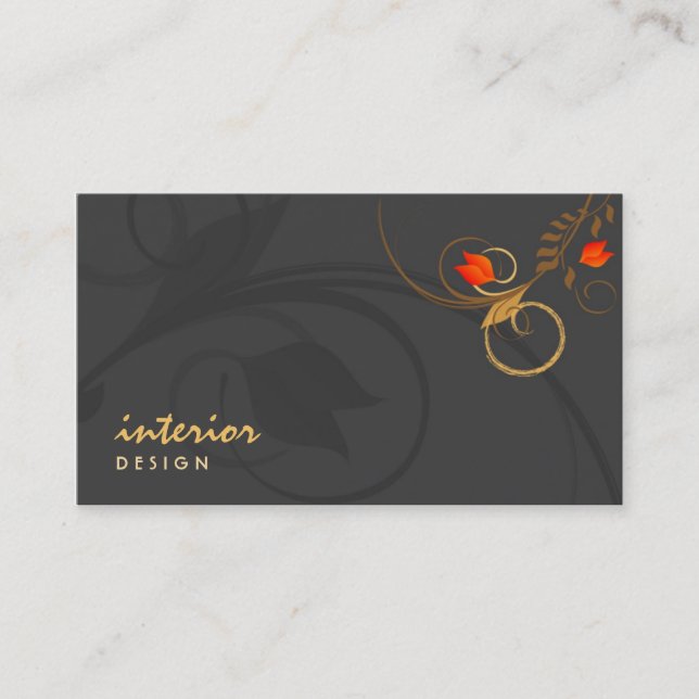 Interior Designer Business Card (Front)