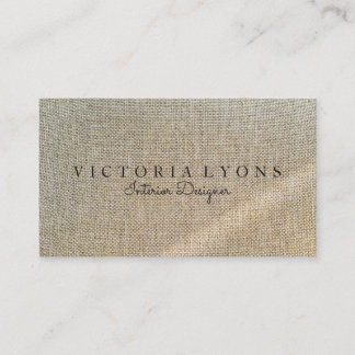 Interior Designer Business Card