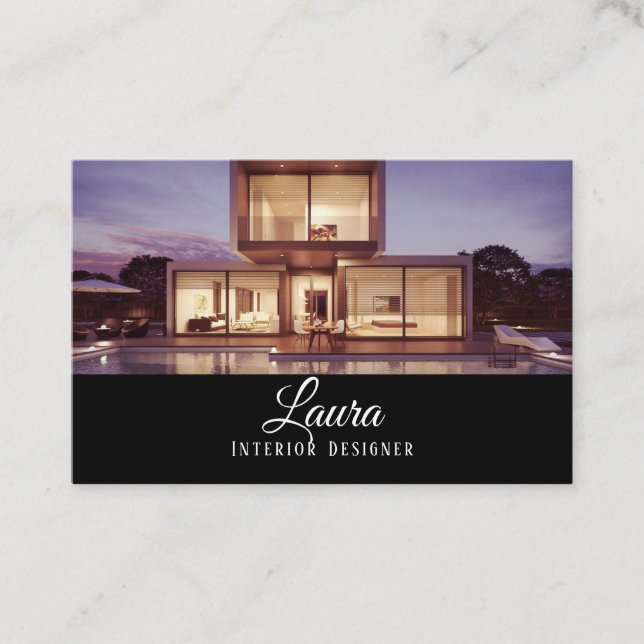 Interior Designer Business Card (Front)