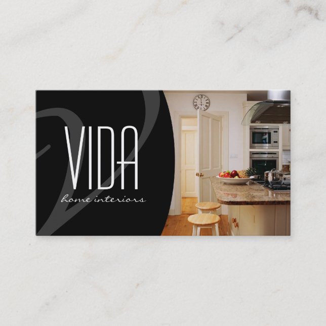 Interior Designer Business Card (Front)