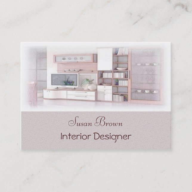 Interior Designer Business Card (Front)