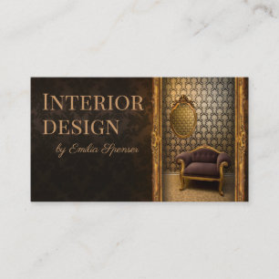 Interior Designer Classic Style Chocolate Card