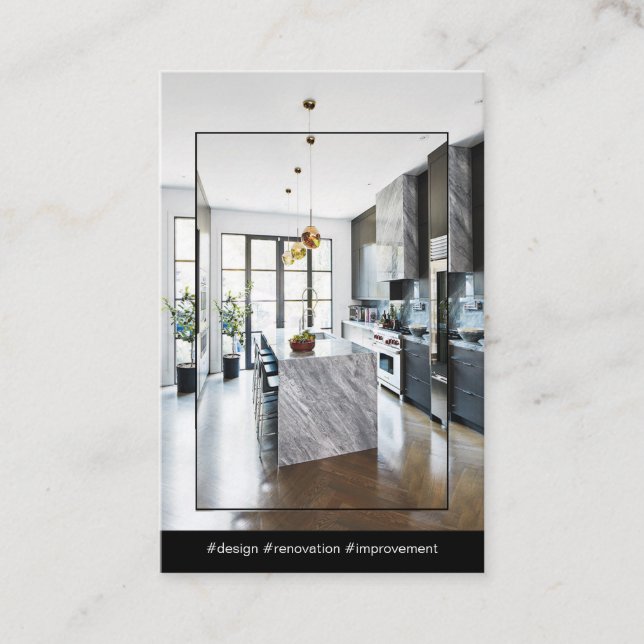 interior designer/contractor business card (Front)