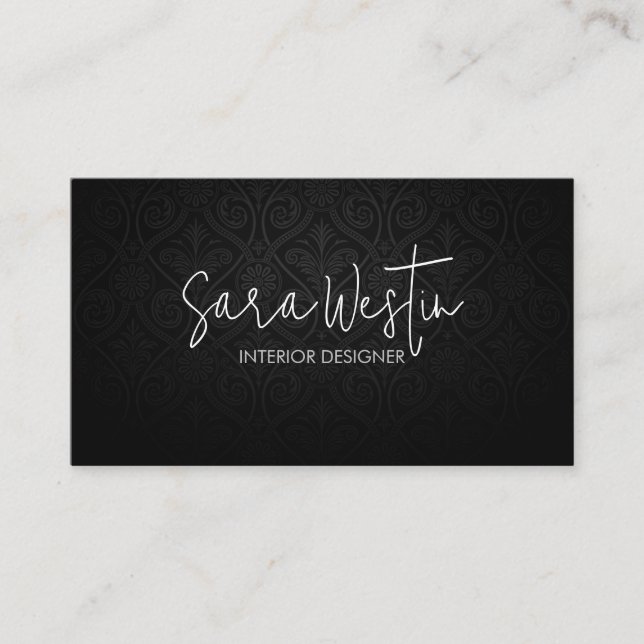 Interior Designer Home Improvement Business Card (Front)