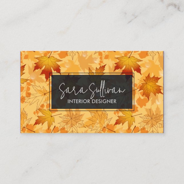 Interior Designer Home Improvement  Business Card (Front)