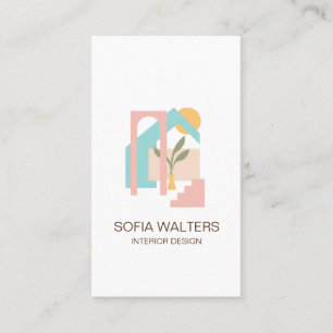 interior designer home staging real estate hotel business card