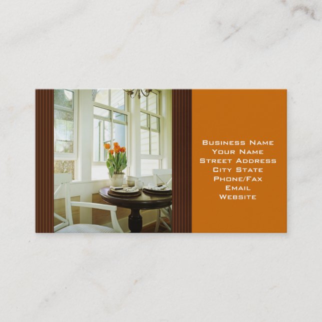 Interior Designer or Staging Business Card (Front)
